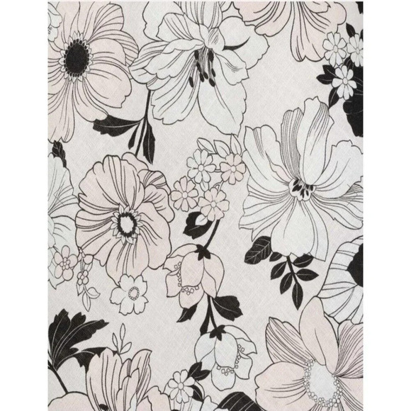 Zimmermann Pop Black Floral Short Sleeve Linen Shirt - Picture 3 of 5